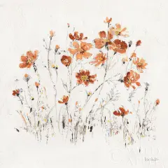 Wildflowers Ii Orange Poster Print by Lisa Audit - Item # VARPDX37429