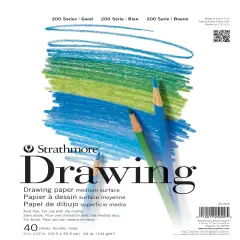 Strathmore Student Drawing Pad 9"X12"-100 Sheets