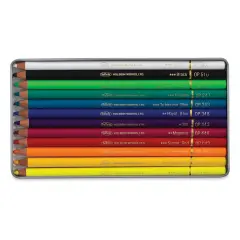 Holbein Artists' Colored Pencils - Design Tones, Set of 12, Tin Box