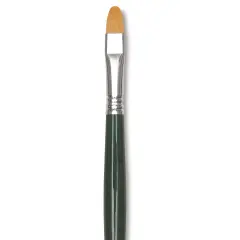 Escoda Barroco Toray Gold Synthetic Brush - Bright, Long Handle, Size 12
