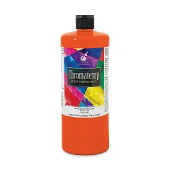 Chroma Chromatemp Artists' Tempera Paint - Orange, Quart