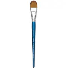 Winsor & Newton Cotman Watercolor Brush - Filbert, Short Handle, Size 1"