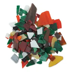 Milestone Mosaic Stained Glass Pieces - Earth Tone Mix