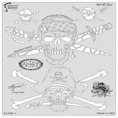 Iwata Artool Freehand Template - Piracy Tell No Tales