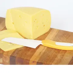 The Cheeseknife Soft Cheese Knife, Resin Blade with Comfort Grip, 8" Long