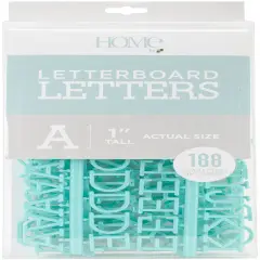 DCWV Letterboard Letters & Characters 1" 188/Pkg