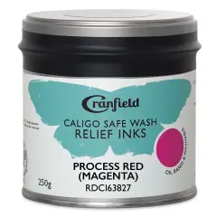 Cranfield Caligo Safe Wash Relief Ink - Process Red (Magenta), 250 g
