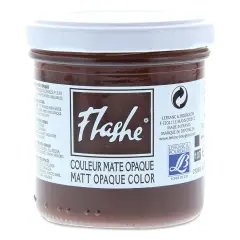 Lefranc & Bourgeois Flashe Vinyl Paint - Sepia Brown, 125 ml jar