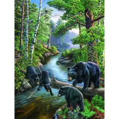 Sunsout Bear Pause 500 pc Jigsaw Puzzle 28428