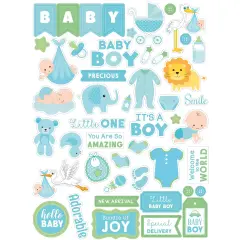 Little Birdie Little Miracle Ephemera 86/Pkg-Baby Boy