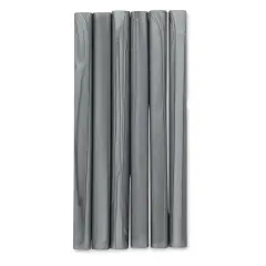 Manuscript Sealing Gun Wax Sticks - Silver, Pkg of 6
