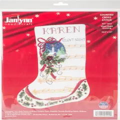 Janlynn Counted Cross Stitch Kit 10.5"X15"-Silent Night