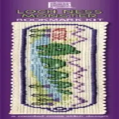 Textile Heritage Loch Ness Monster Counted Cross Stitch Bookmark Kit Multicolor