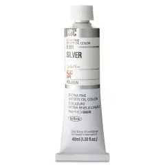 Holbein Artists' Oil Color - Silver, 40 ml tube