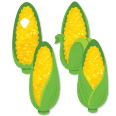 Big Dot of Happiness It's Corn - DIY Shaped Fall Harvest Party Cut-Outs - 24 Count