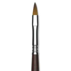 Escoda Prado Tame Synthetic Brush - Filbert, Short Handle, Size 8