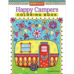 Happy Campers Coloring Book-Softcover