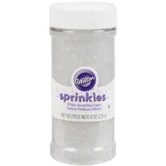 Wilton Sugar Sprinkles 8oz-White