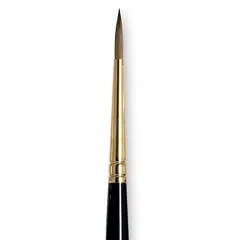 Da Vinci Maestro Kolinsky Brush - Full Belly Round, Short Handle, Size 1