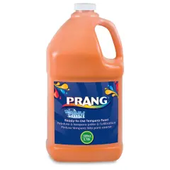 Prang Ready-To-Use Washable Tempera Paint - Orange, Gallon