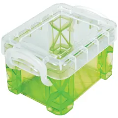 Storage Studios Super Stacker Pixie Box-2"X2.5"X3.4" Assorted Colors