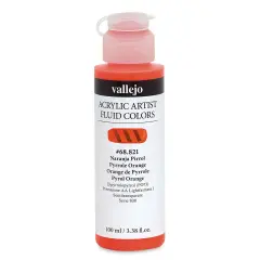 Vallejo Fluid Acrylic - Pyrrole Orange, 100 ml