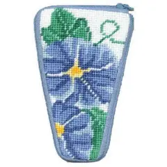 Scissor Case - Morning Glory - Needlepoint Kit Multicolor