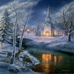 Sunsout O Holy Night 1000 pc Christmas Jigsaw Puzzle 28462