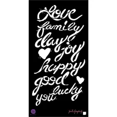 Prima Marketing Inc Jamie Dougherty Bloom Stencil, 6x12 655350980436