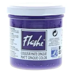 Lefranc & Bourgeois Flashe Vinyl Paint - Dioxazine Violet, 125 ml jar