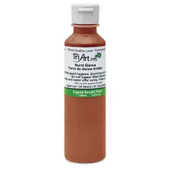 Tri-Art Liquid Artist Acrylics - Burnt Sienna, 120 ml bottle