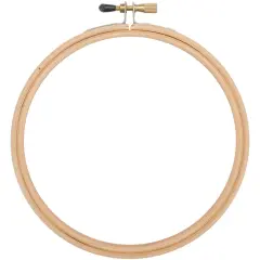 Frank A. Edmunds Wood Embroidery Hoop W/Round Edges 4"-Natural