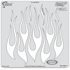 Iwata Artool Freehand Template - Flame-O-Rama 2 Classico