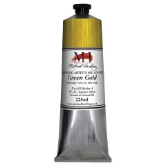 Michael Harding Artists Oil Color &ndash; Green Gold, 225 ml tube