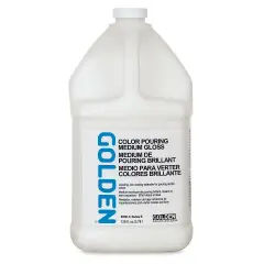 Golden Color Pouring Medium - Gloss, 128 oz