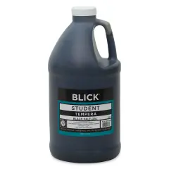 Blick Student Tempera Paint - Black, 64 oz bottle