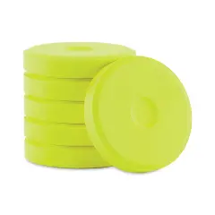 Richeson Tempera Cakes - Fluorescent Yellow, Pkg of 6