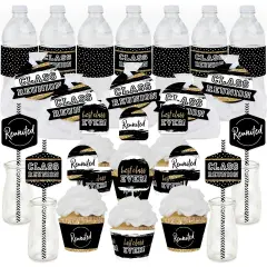 Big Dot of Happiness Reunited - School Class Reunion Party Favors and Cupcake Kit - Fabulous Favor Party Pack - 100 Pieces