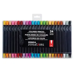 Zebra Zensations Colored Pencils - Set of 24
