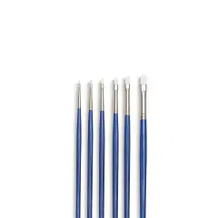 Blick Scholastic Wonder White Brush Set - Flat, Long Handle, Set of 6