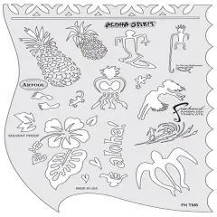 Iwata Artool Freehand Template - Tiki Master Aloha Spirit