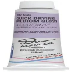 Holbein Duo Aqua Oil Quick Drying Medium Paste - Gloss, 110 ml tube