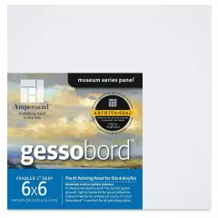 Ampersand Gessobord - 6" x 6", 2" Cradled