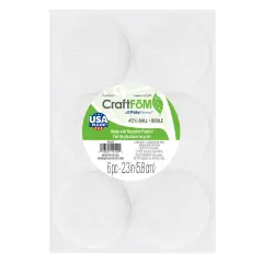 FloraCraft CraftFoM Ball 6/Pkg-2.3"