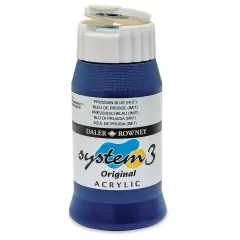 Daler-Rowney System3 Acrylic - Prussian Blue Hue, 500 ml bottle