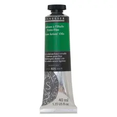 Sennelier Artists' Extra Fine Oil Paint - Cadmium Green Deep, 40 ml tube