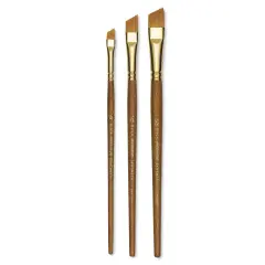 Blick Studio Decorative Brush Set - Angular, Short Handle, Set of 3