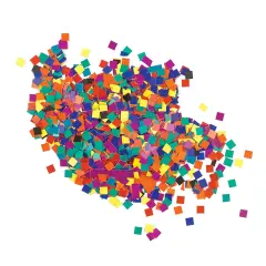 Roylco Mosaic Paper Squares - 3/8" x 3/8", Assorted Colors, Box of Approximately 10,000