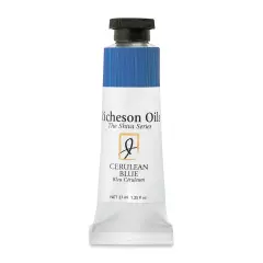 Shiva Signature Artist Oil Color - Cerulean Blue, 1.25 oz Tube