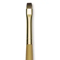 Princeton Synthetic Mongoose Brush - Bright, Long Handle, Size 6